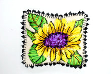 Load image into Gallery viewer, SUNFLOWER WHITE PINCUSHION
