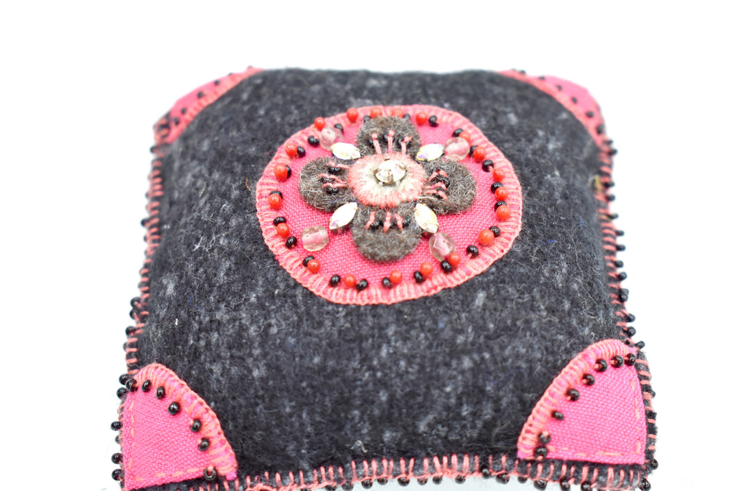 DARK GREY PINCUSHION