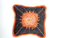 Load image into Gallery viewer, ORANGE AND GREY PINCUSHION
